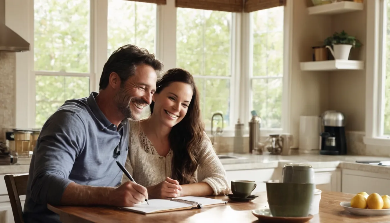 Homeowner reviewing a written septic quote at a kitchen table in Salt Lake City
